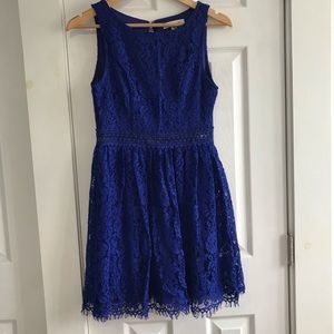 Royal blue dress